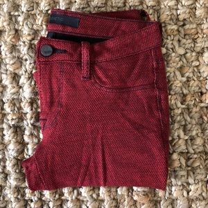 Red Genetic Denim jeans